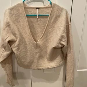 Free People Cropped Sweater